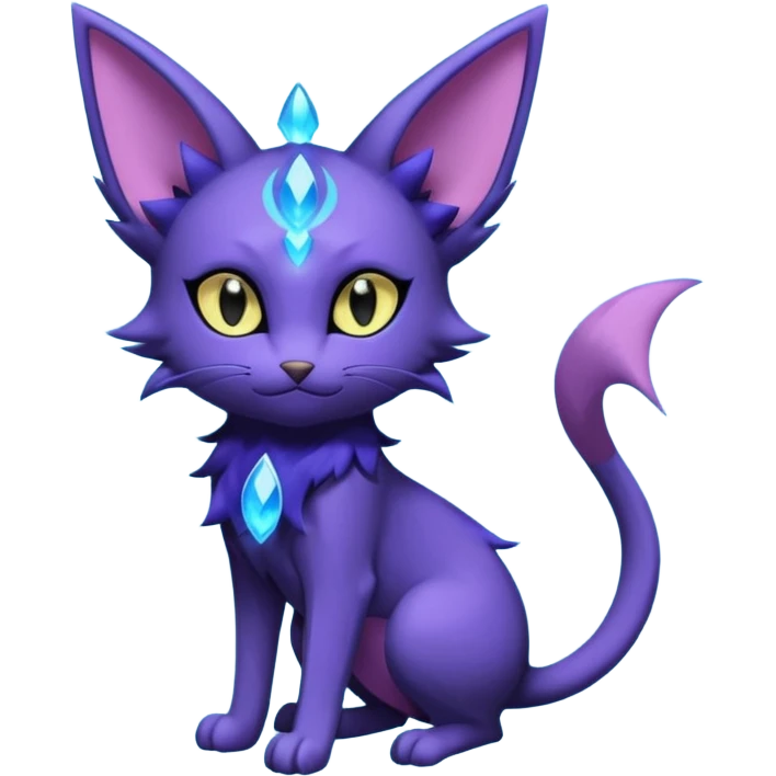 Luxray-Espeon-Purrloin-Amaura-fusion emoji
