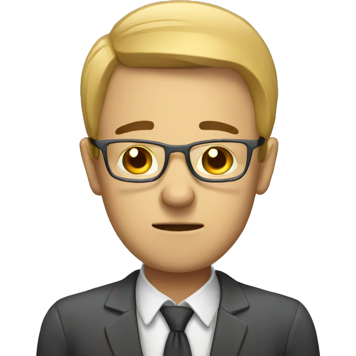 tired office worker emoji