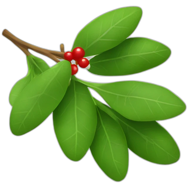 mistletoe emoji
