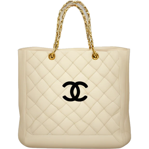 Chanel shopping bag emoji