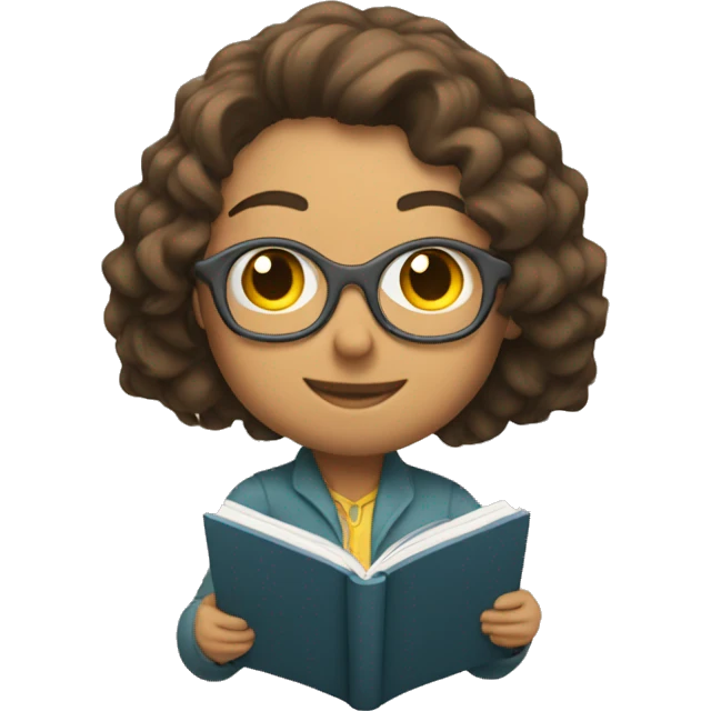 Una persona leyendo  emoji