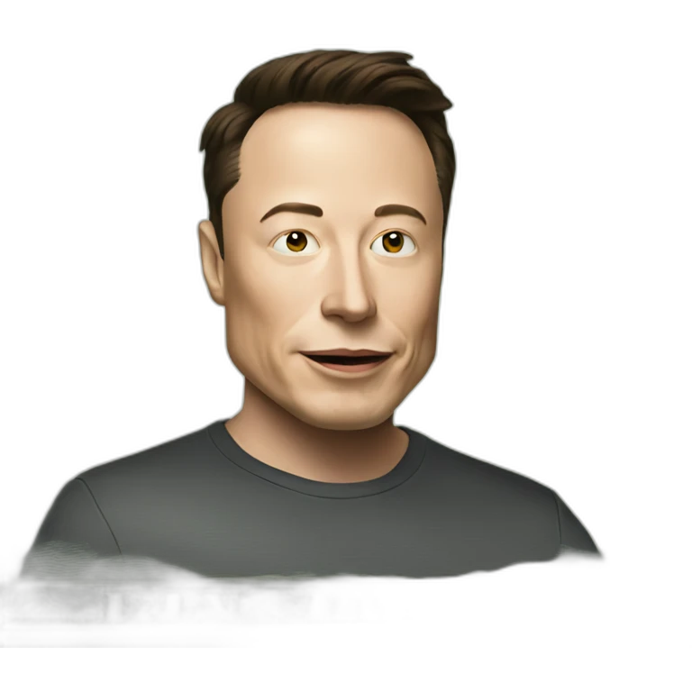 Money with elon musk face emoji