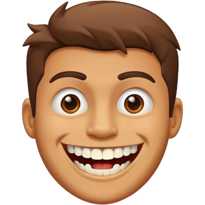 🙎🏻‍♂️com o dente serrado emoji