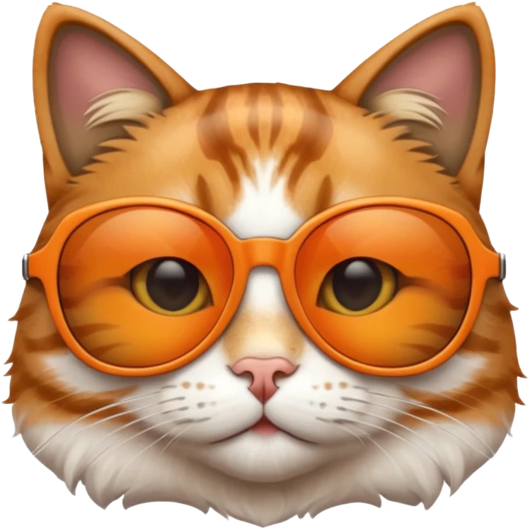 Cat wearing sunglasses emoji