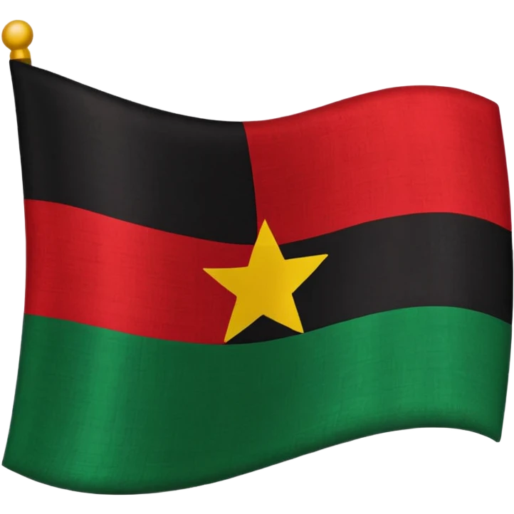 African american flag emoji