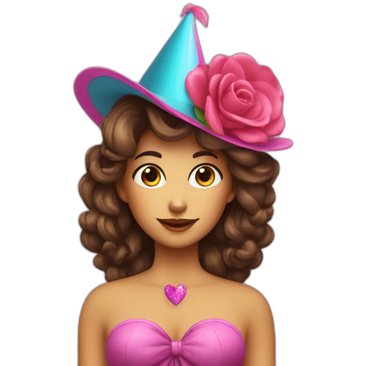 fleur de la coeur with party hat emoji
