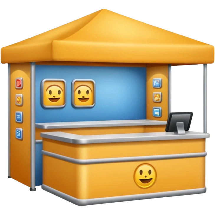 professional trade booth emoji