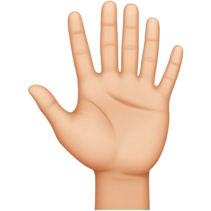 Hand emoji