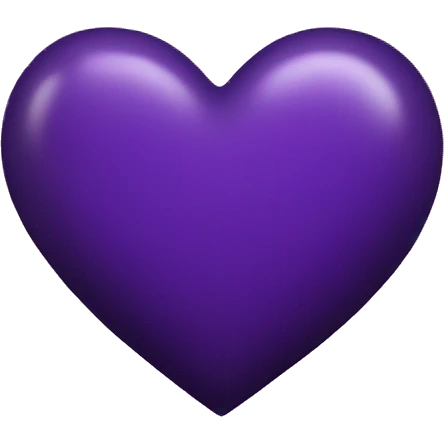 dark purple heart with stars emoji