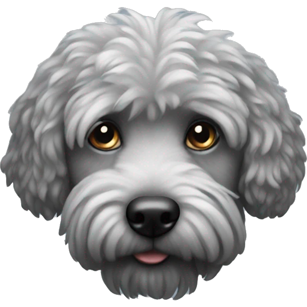 black doodle  emoji