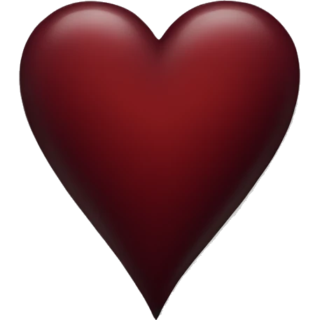 Dark red Heart emoji