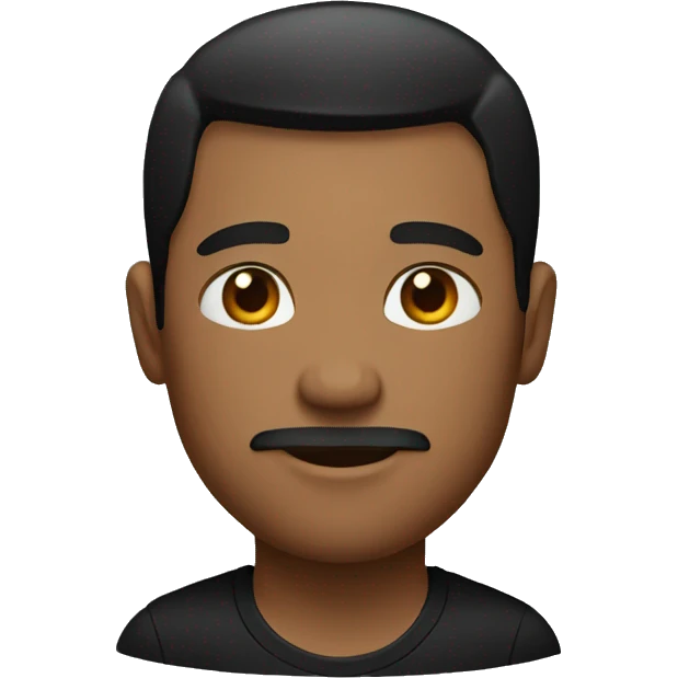 man with black t-shorts emoji