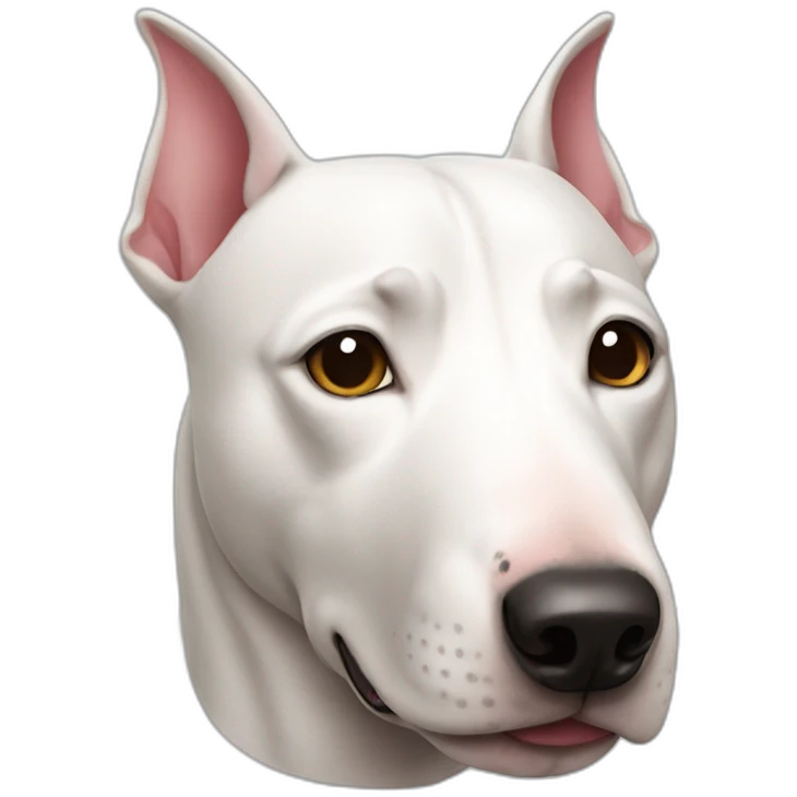 Dog bullterrier emoji