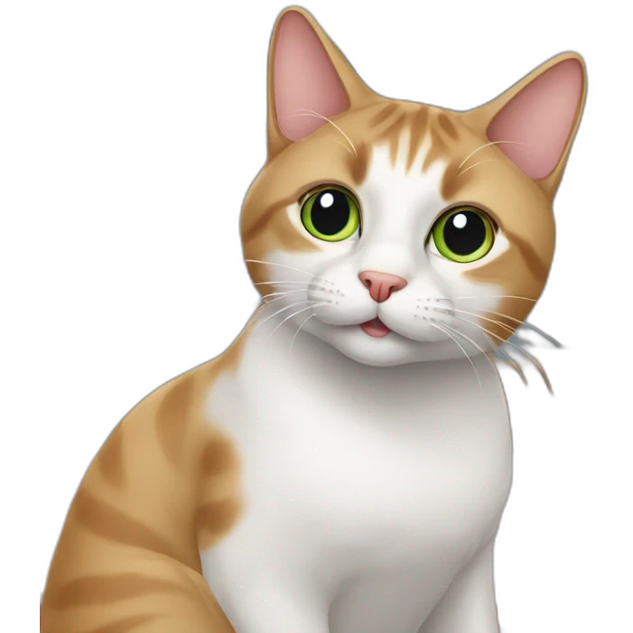 Cat in the office emoji