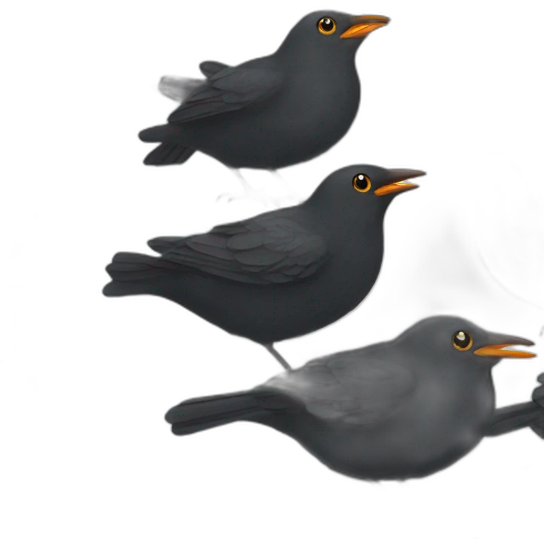 blackbird emoji