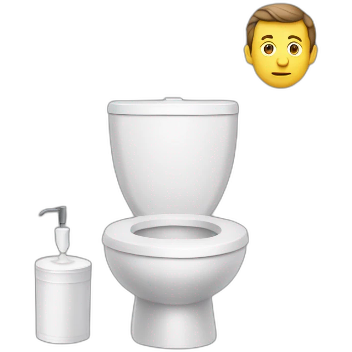 macron au toilette emoji