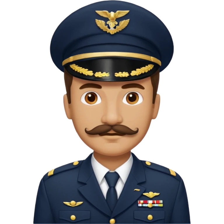 moustache uniform man different Sectors emoji