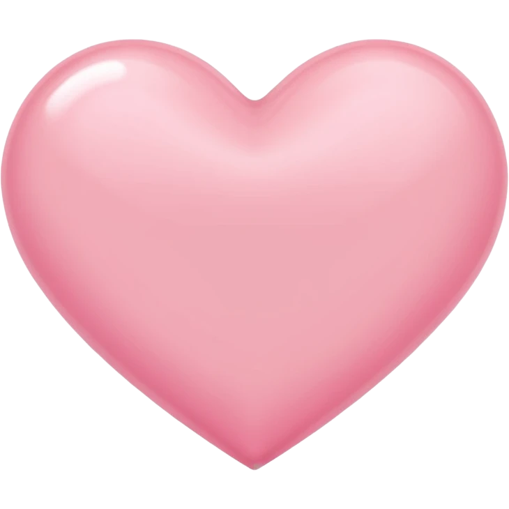light pink heart emoji