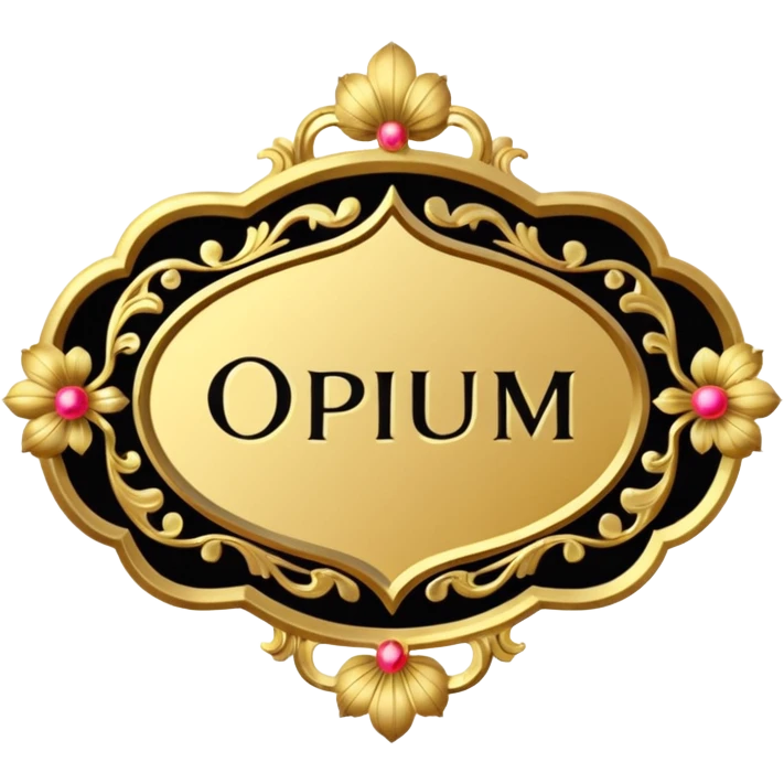 Opium label emoji