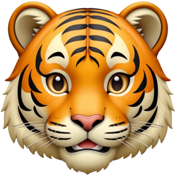 tiger face Kappa meme with sarcastic smirk for Twitch emote emoji