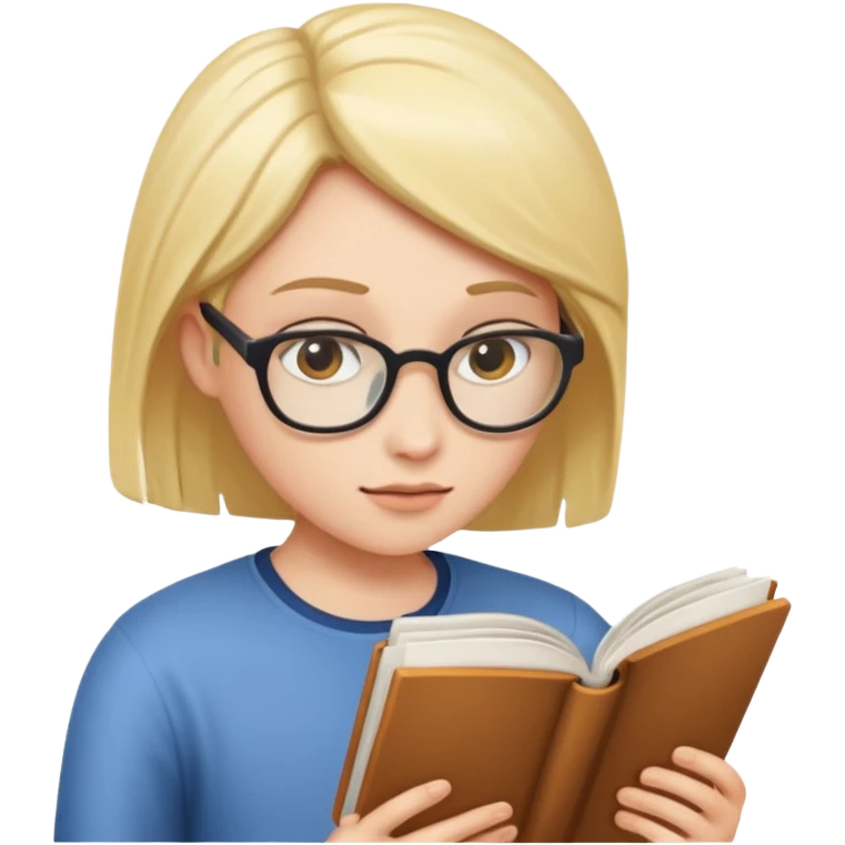 человек читает быстро emoji