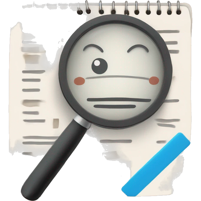 clipboard with a checklist (📋) combined with a magnifying glass (🔍), symbolizing the process of tracking and reviewing applicants efficiently emoji