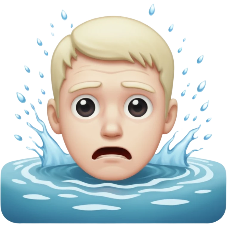 man drowning emoji
