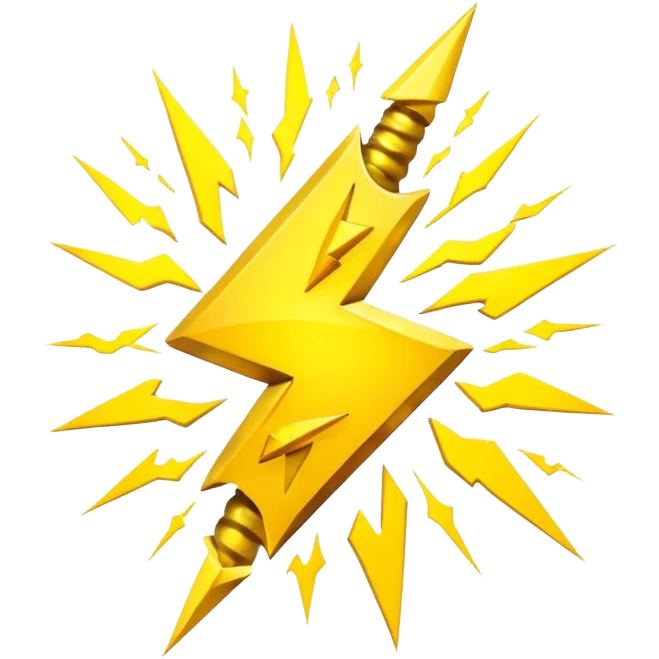 electric bolt symbol emoji
