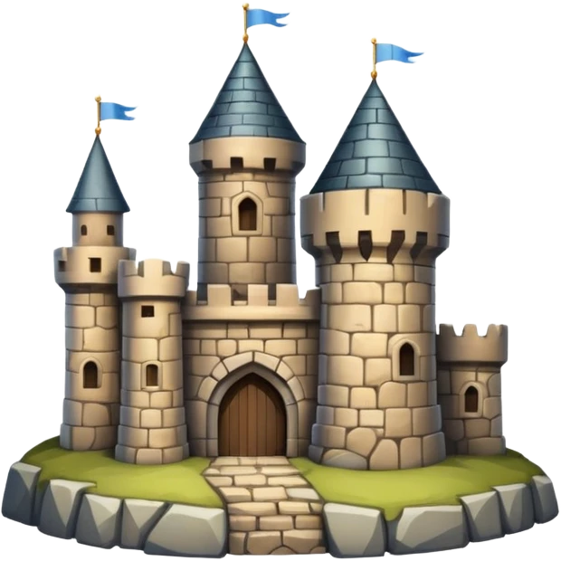 old castle emoji
