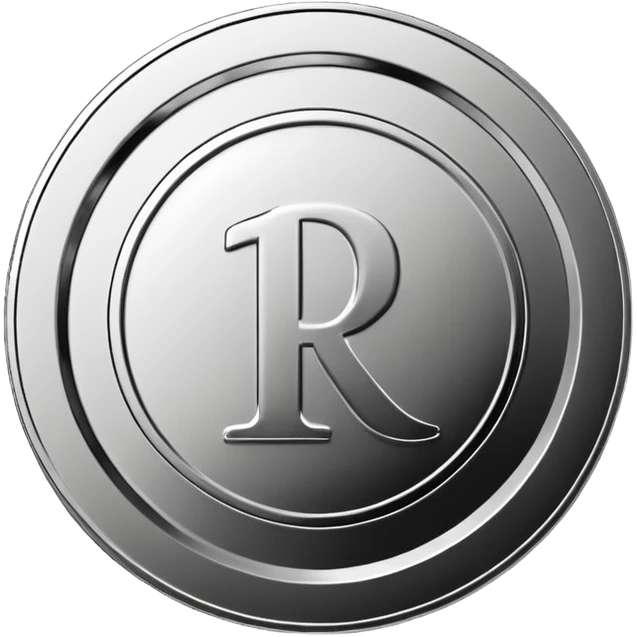 Russian 1 ruble coin emoji