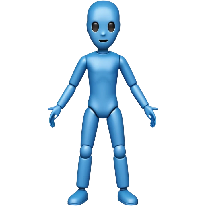 blue crash test dummy emoji