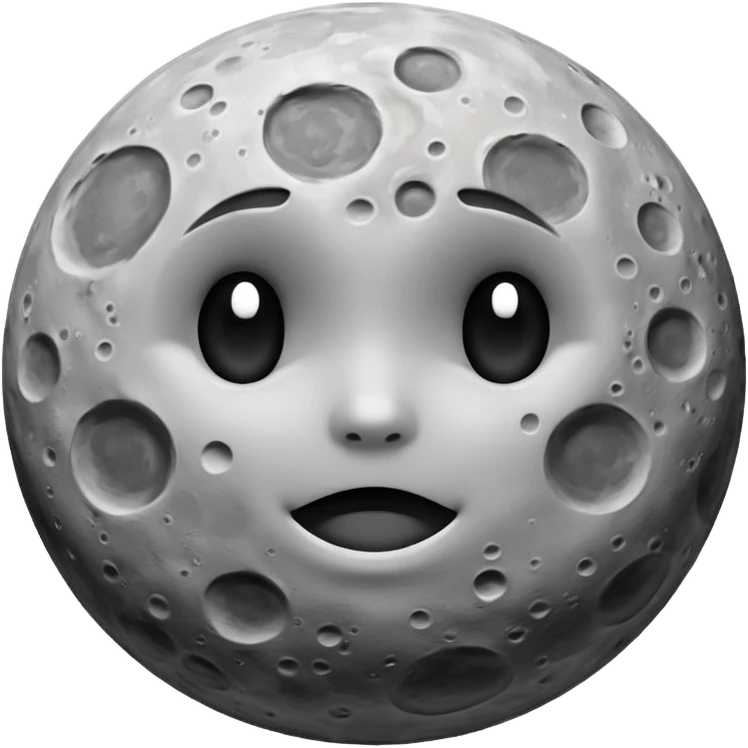 Real moon emoji