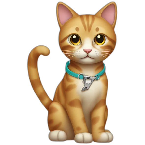 cat with scissors emoji