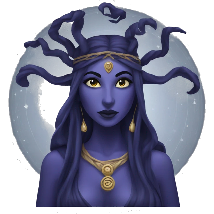 Hekate goddess of the night and magic- triple goddess emoji