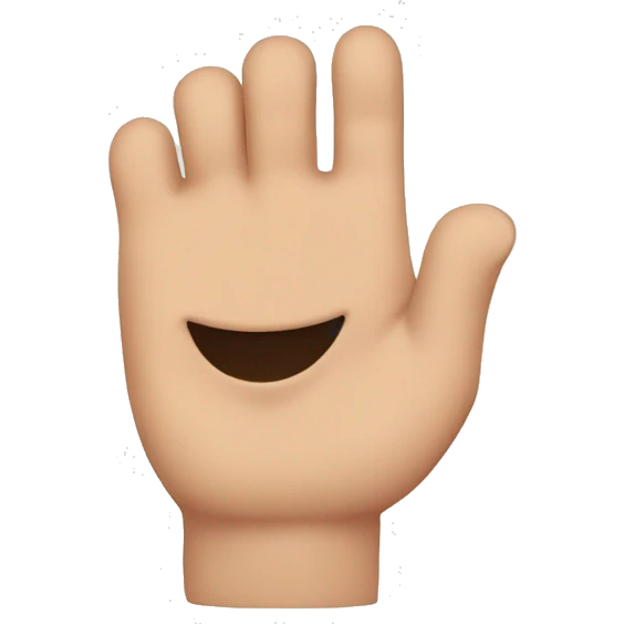 finger on chin
 emoji