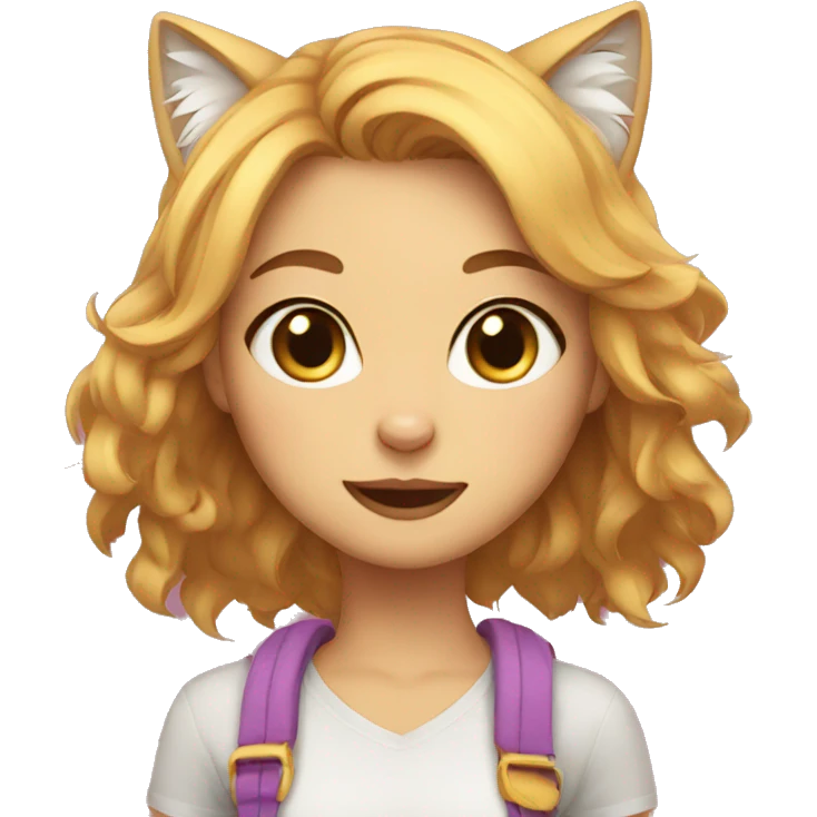 cat girl emoji