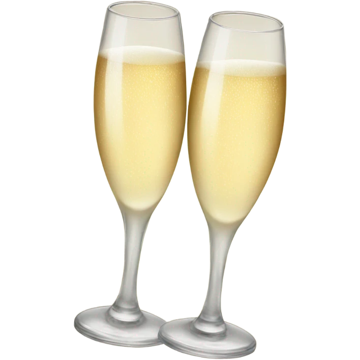 Champagne glasses cheers  emoji