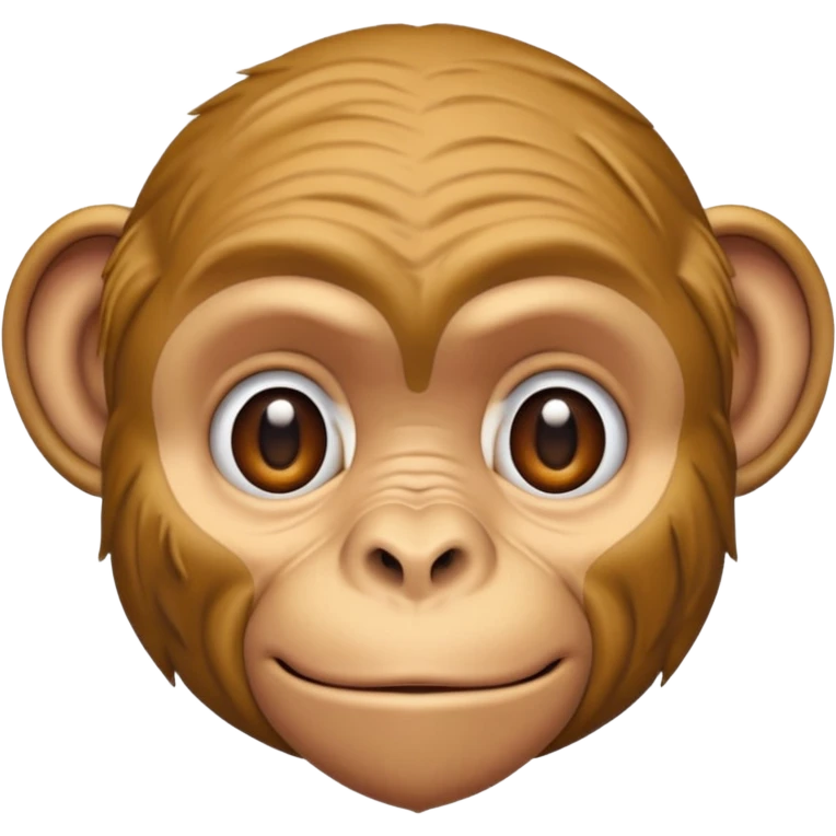 Human monkey wrinkles emoji