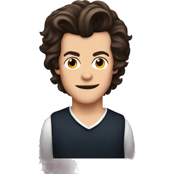 harry styles with heart eyes  emoji