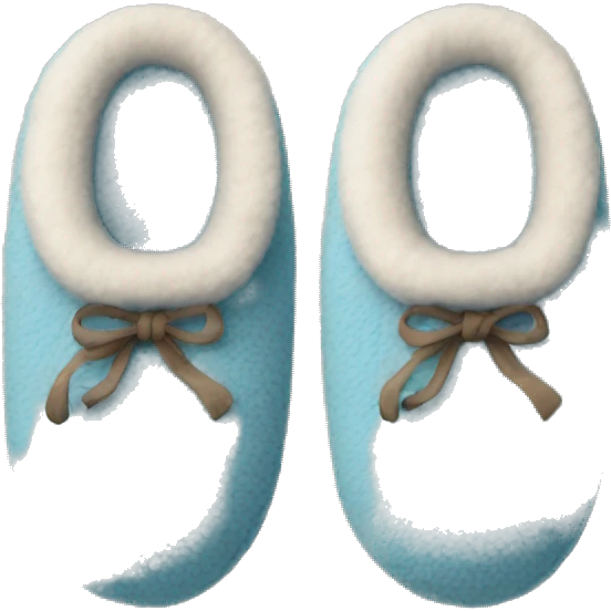 Cozy slippers emoji
