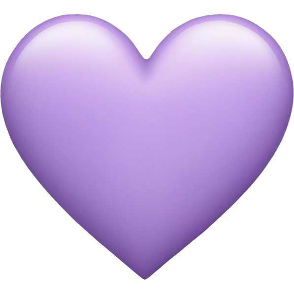Pastel purple heart emoji