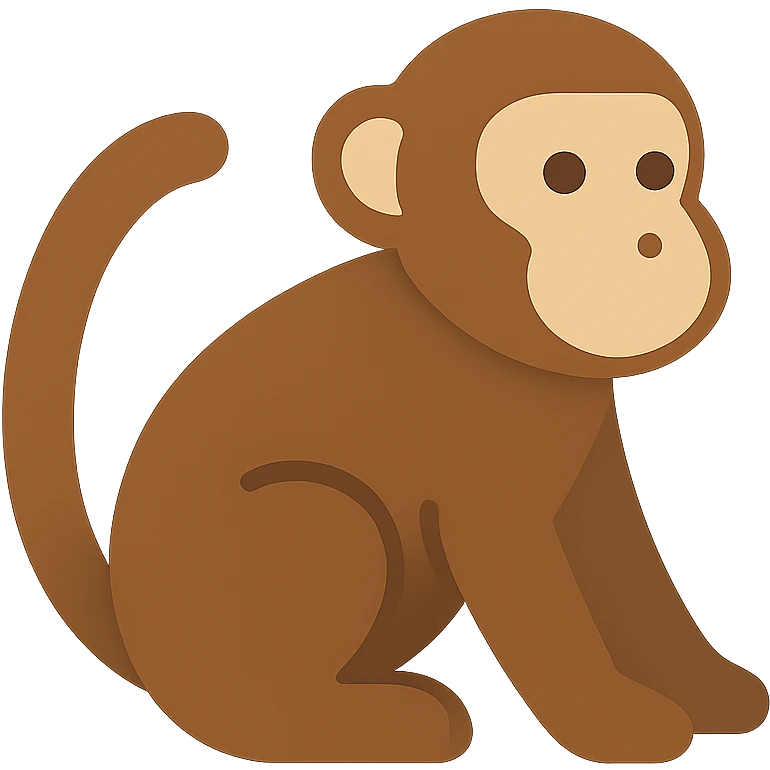 Monkey emoji