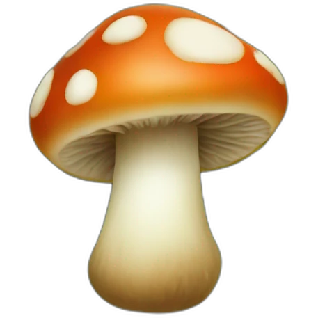 tiny mushrooms on moss emoji