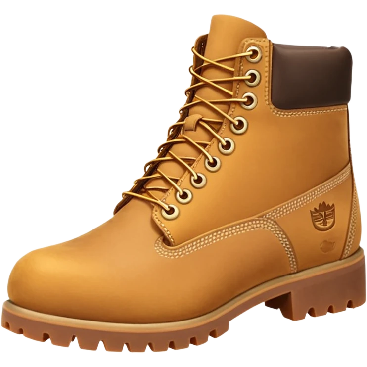Сделай пару ботинок Timberland в классической расцветке emoji