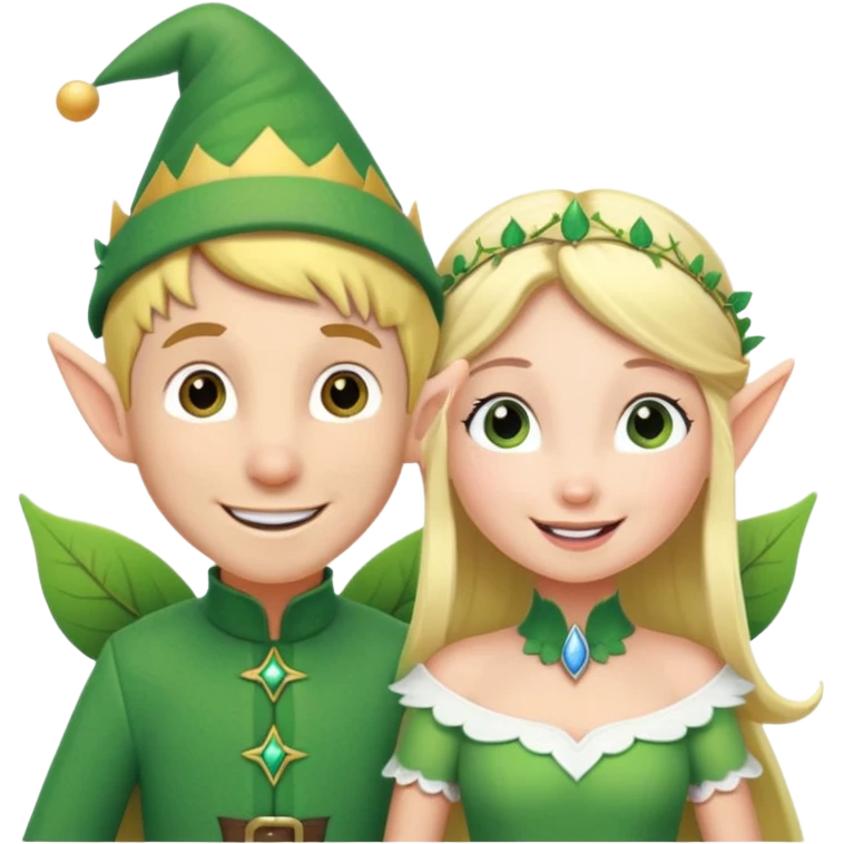 BEN EL DUENDE Y HOLLY LA HADA PRINCESA emoji