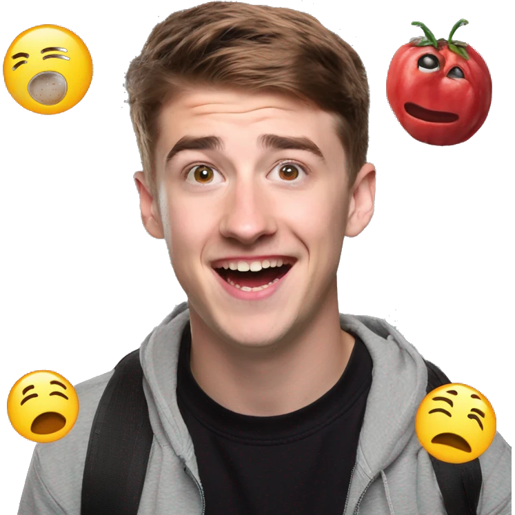 mrbeast in real life emoji