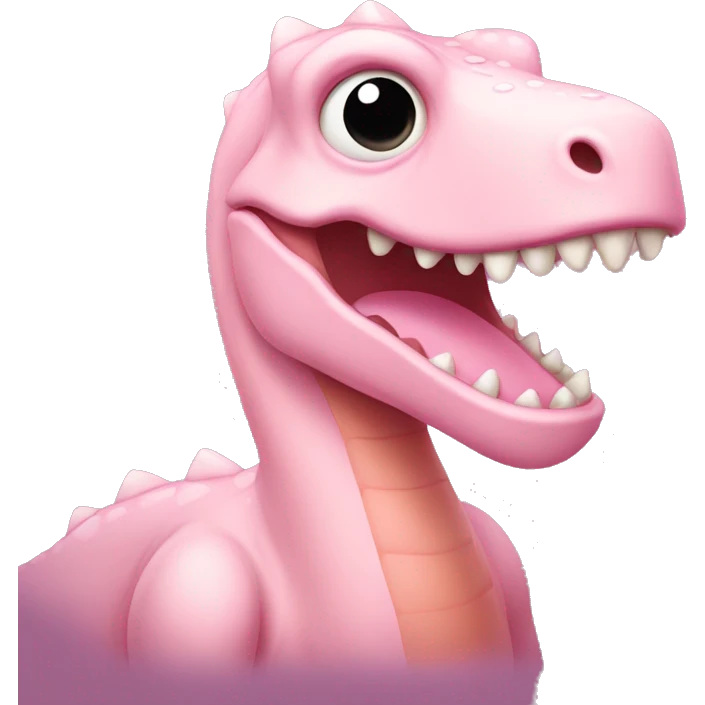 Light pink dinosaur emoji