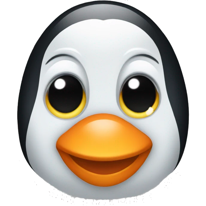 Cute penguin emoji