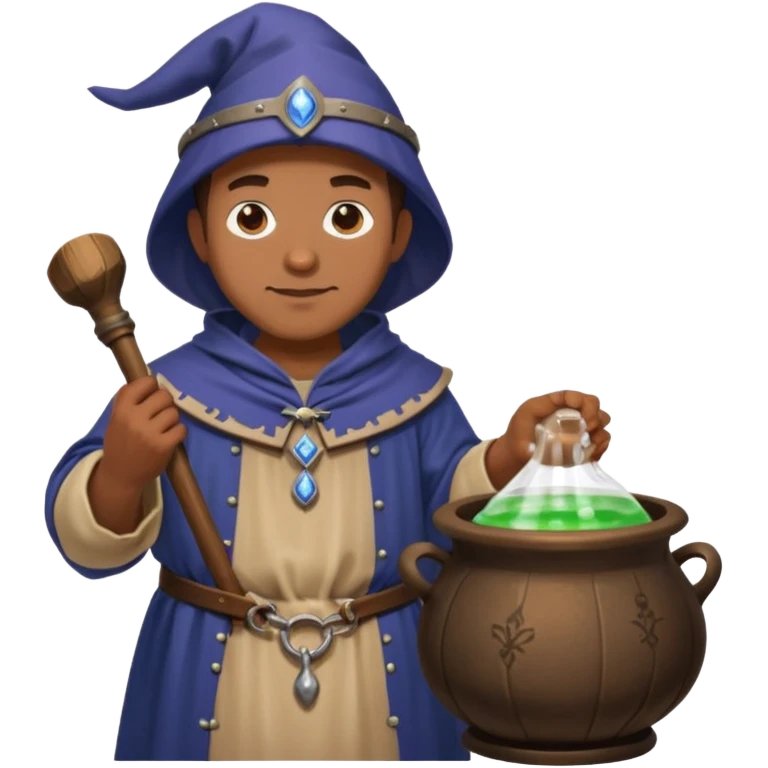a potion brewer in medieval time emoji