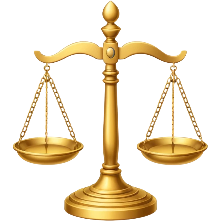 court balance scale emoji